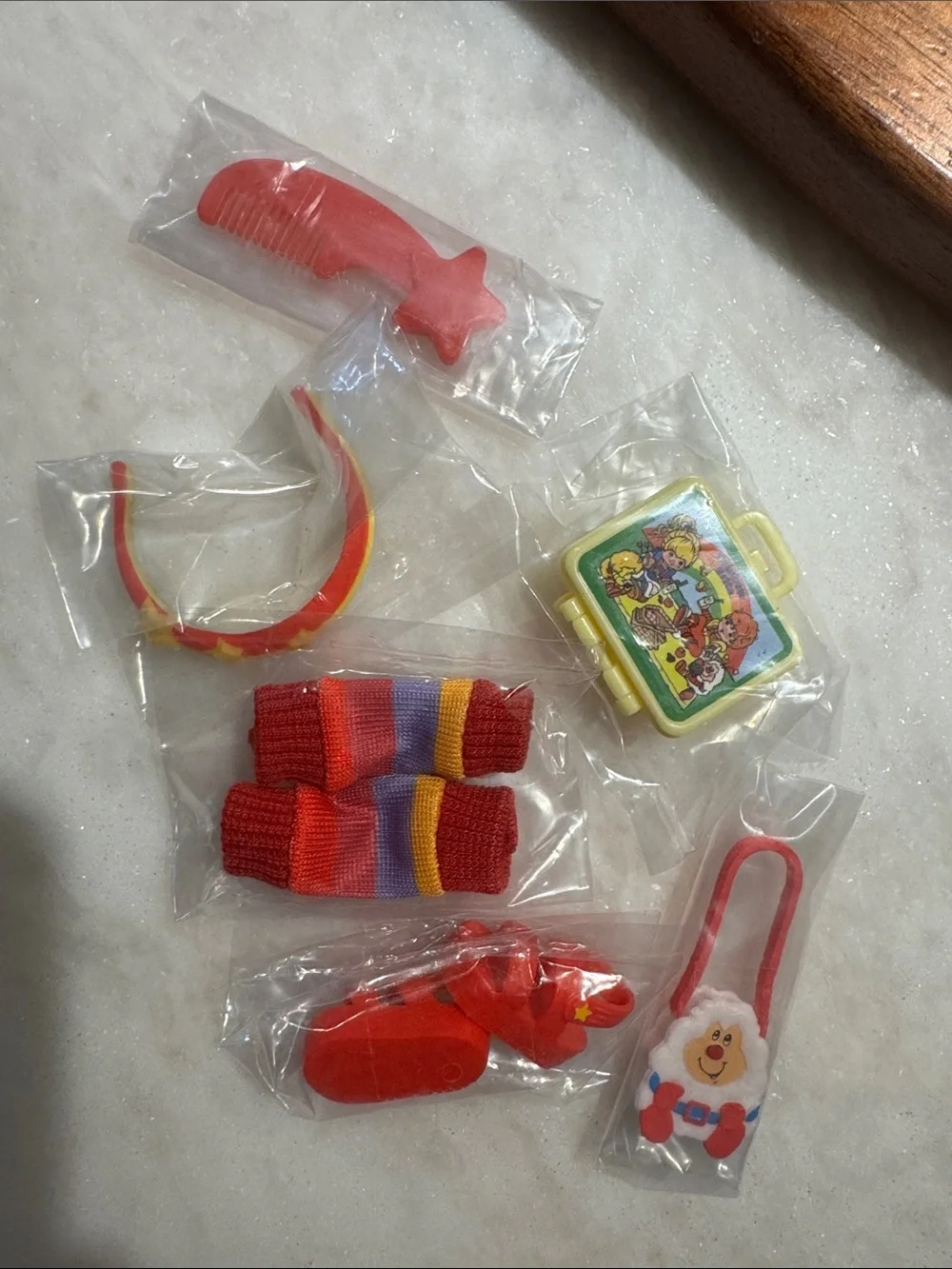 NEW Rainbow Brite Vintage Style miniature Toy lunchbox and accessories love tiny